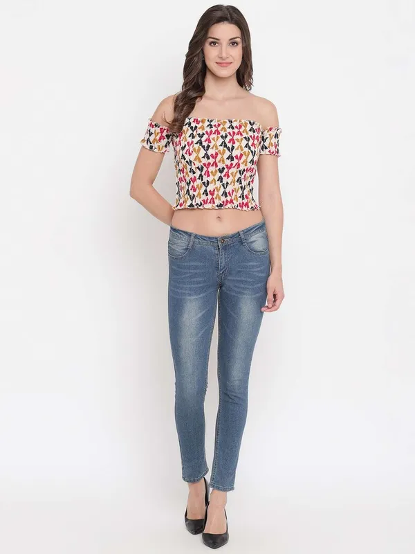 Women's_Rayon_Printed_Off-Shoulder_Smocked_Crop_Top_Short_Sleeve_Casual_Styles_Tank_Top_(FREE_SIZE)_Multi31