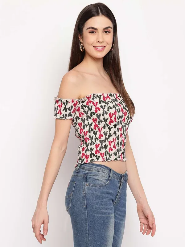 Women's_Rayon_Printed_Off-Shoulder_Smocked_Crop_Top_Short_Sleeve_Casual_Styles_Tank_Top_(FREE_SIZE)_Multi33