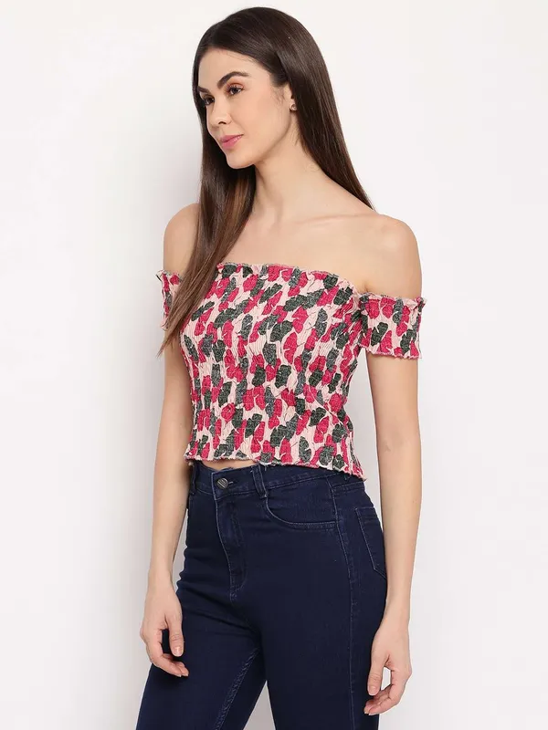 Women's_Rayon_Printed_Off-Shoulder_Smocked_Crop_Top_Short_Sleeve_Casual_Styles_Tank_Top_(FREE_SIZE)_Multi35