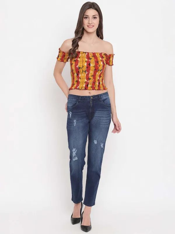 Women's_Rayon_Printed_Off-Shoulder_Smocked_Crop_Top_Short_Sleeve_Casual_Styles_Tank_Top_(FREE_SIZE)_Multi39