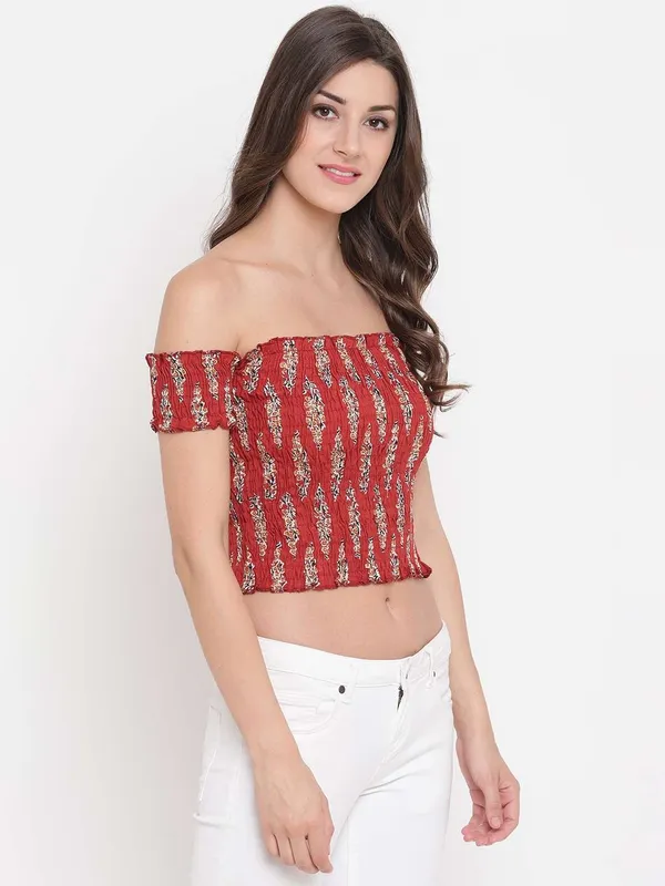 Women's_Rayon_Printed_Off-Shoulder_Smocked_Crop_Top_Short_Sleeve_Casual_Styles_Tank_Top_(FREE_SIZE)_Multi43