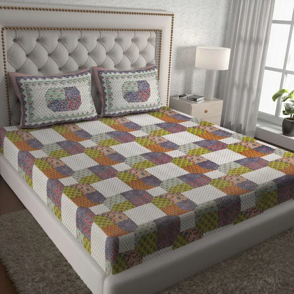 Rajasthani_Traditionally_Printed_Cotton_Doublebed_Bedsheet_With_Pack_of_2_Pillow_Covers