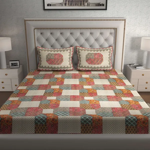 Rajasthani_Traditionally_Printed_Cotton_Doublebed_Bedsheet_With_Pack_of_2_Pillow_Covers
