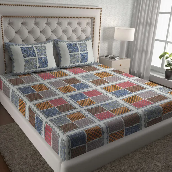 Rajasthani_Traditionally_Printed_Cotton_Doublebed_Bedsheet_With_Pack_of_2_Pillow_Covers