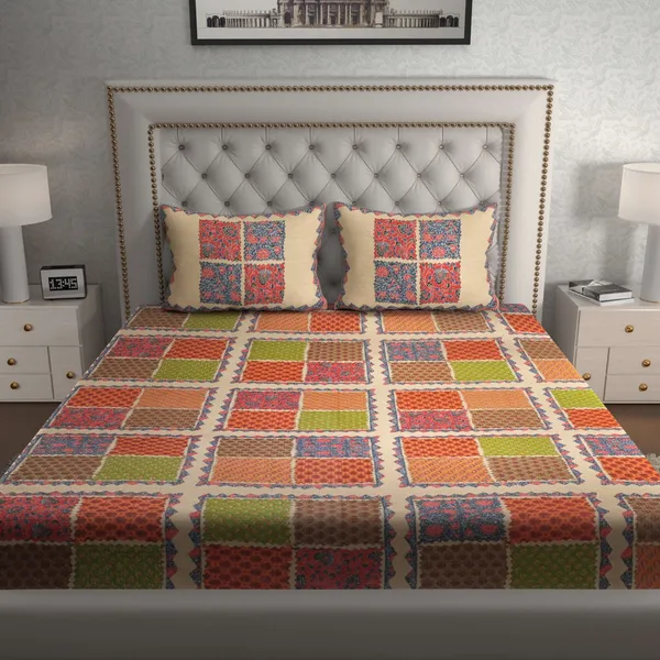 Rajasthani_Traditionally_Printed_Cotton_Doublebed_Bedsheet_With_Pack_of_2_Pillow_Covers