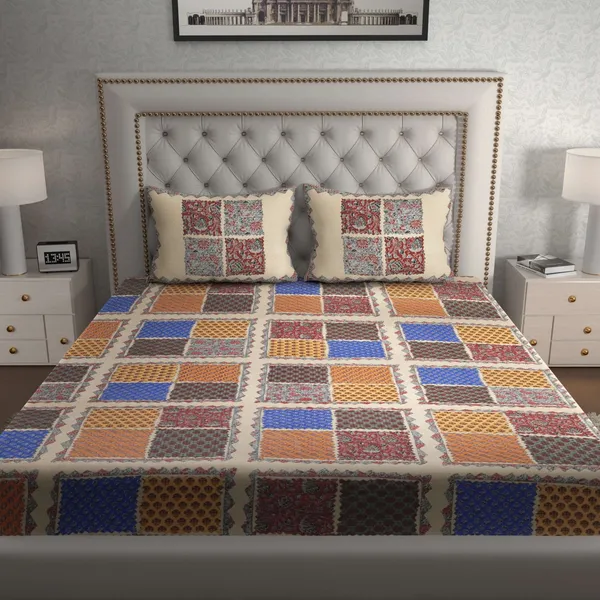 Rajasthani_Traditionally_Printed_Cotton_Doublebed_Bedsheet_With_Pack_of_2_Pillow_Covers