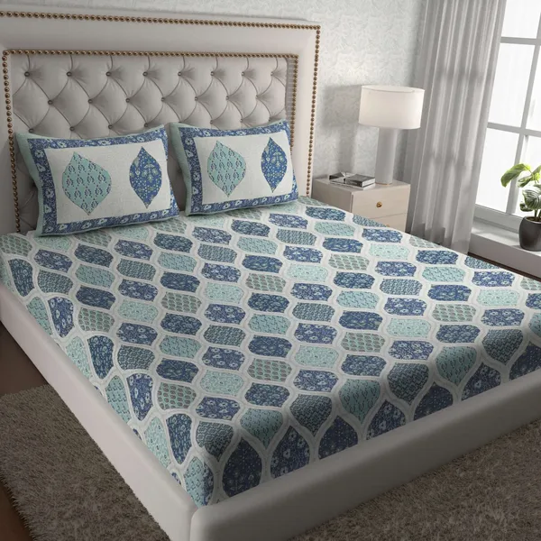 Rajasthani_Traditionally_Printed_Cotton_Doublebed_Bedsheet_With_Pack_of_2_Pillow_Covers