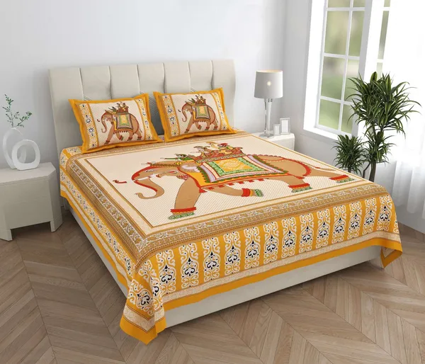Rajasthani_Traditionally_Printed_Cotton_Doublebed_Bedsheet_With_Pack_of_2_Pillow_Covers