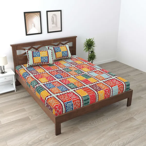 Rajasthani_Traditionally_Printed_Cotton_Doublebed_Bedsheet_With_Pack_of_2_Pillow_Covers