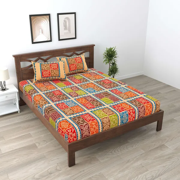 Rajasthani_Traditionally_Printed_Cotton_Doublebed_Bedsheet_With_Pack_of_2_Pillow_Covers