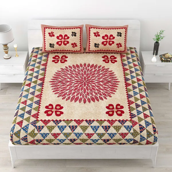 Rajasthani_Traditionally_Printed_Cotton_Doublebed_Bedsheet_With_Pack_of_2_Pillow_Covers