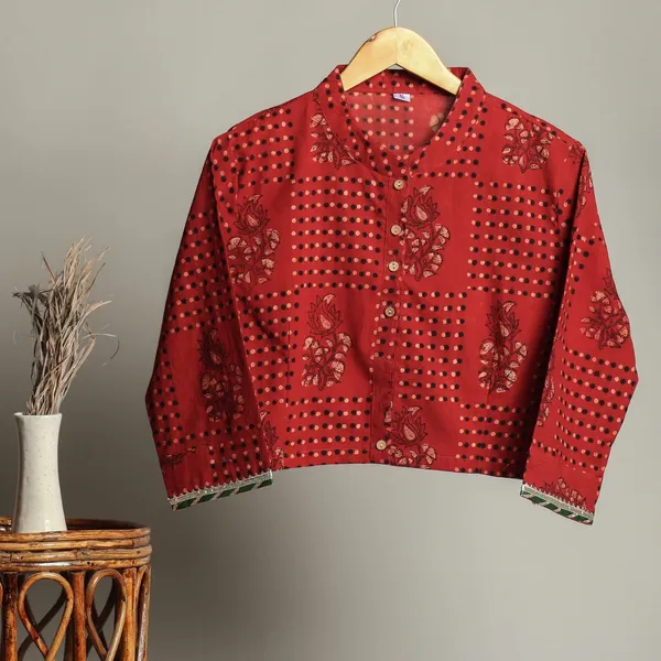 Hand_Block_Print_Cotton_Shirt_for_Women_?_Red_Floral_Printed_Button-Down_Top_with_Full_Sleeves