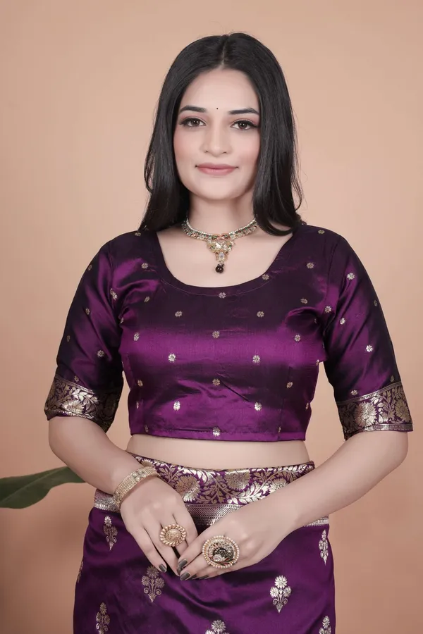 Royal_Purple_Banarasi_Silk_Saree_with_Golden_Zari_&_Peacock_Pallu_|_Wedding,_Festive_&_Traditional_Wear