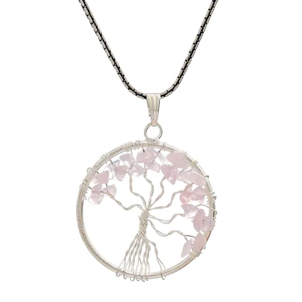 Rose_Quartz_Pendant_Tree_of_Life_Crystal_Stone_Pendant_Locket_with_Metal_Chain_for__Healing_Crystal_Healing_Gemstone_Size_35-40_mm_rose_quarts