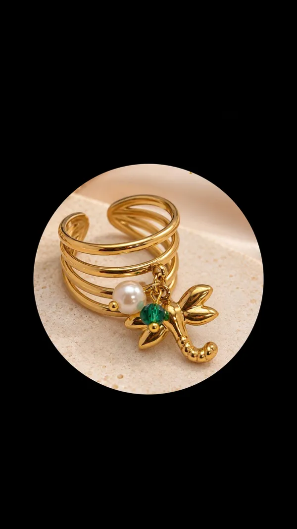 Green_Gold_Anti_Tarnish_Alloy_Scorpion_Charm_Ring_For_Women