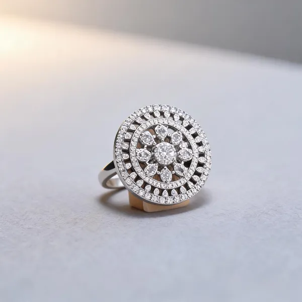 White_Alloy_Ad_Concentric_Circle_Statement_Ring_For_Women