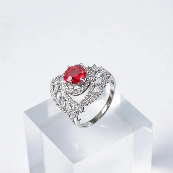 Red_Alloy_Heart_Stone_Statement_Ring_For_Women