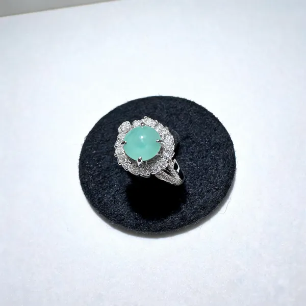 Mint_Green_Alloy_Oval_Stone_Statement_Ring_For_Women