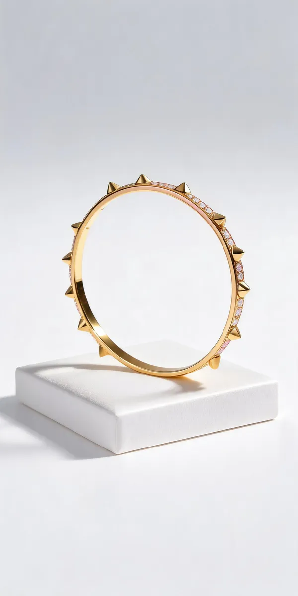 Gold_Pink_Anti_Tarnish_Alloy_Geometric_Bangle_For_Women