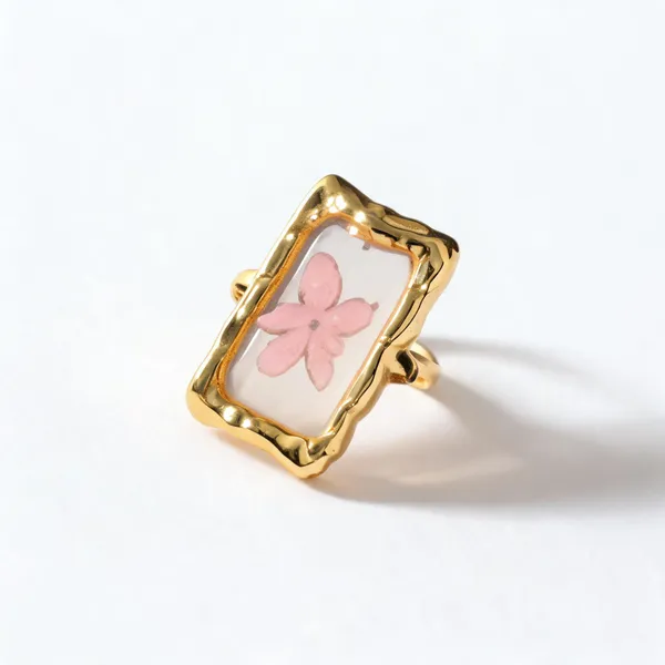 Green_Stainless_Steel_Rectangular_Statement_Ring_For_Women