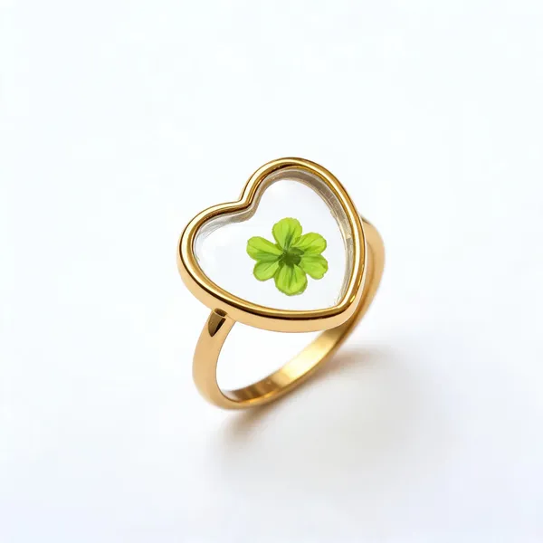 Green_Stainless_Steel_Heart_Shaped_Floral_Ring_For_Women