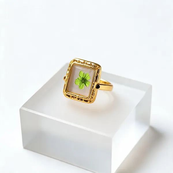 Green_Stainless_Steel_Green_Stone_Statement_Ring_For_Women