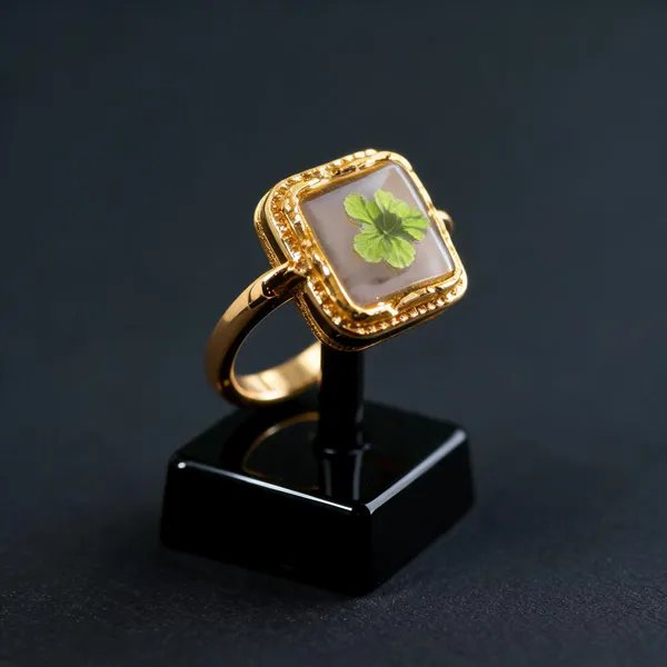Green_Stainless_Steel_Green_Stone_Statement_Ring_For_Women