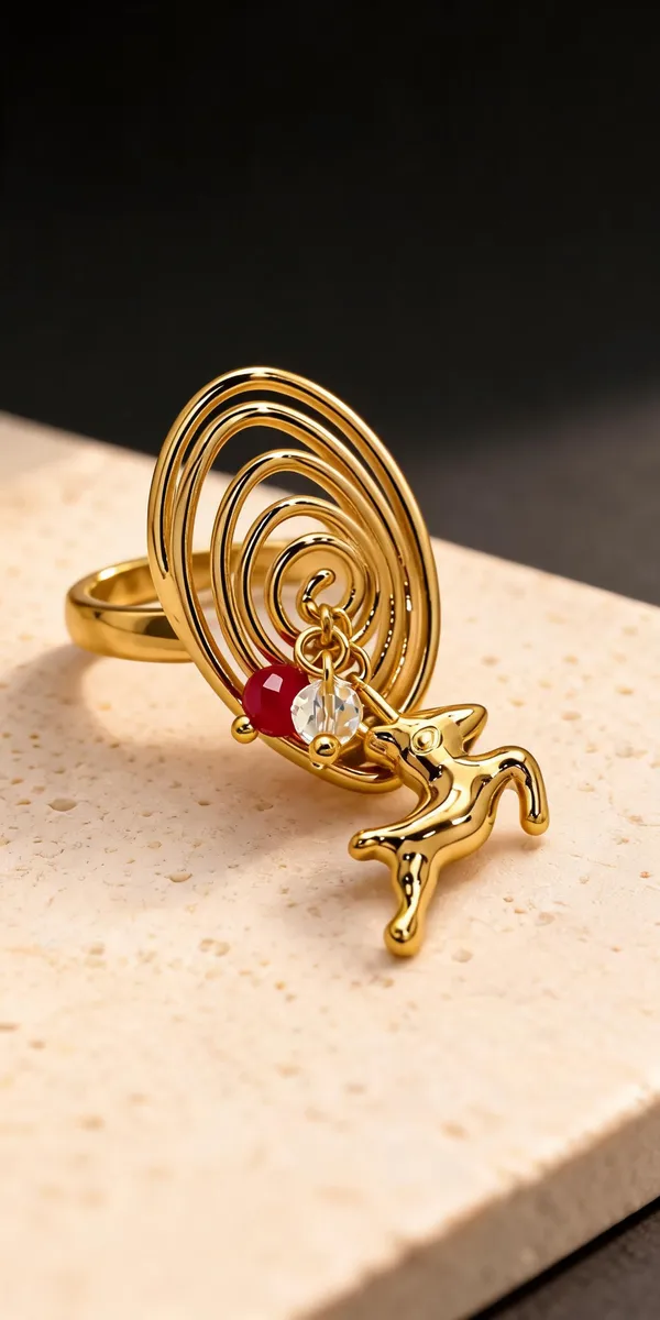 Red_Gold_Anti_Tarnish_Alloy_Spiral_Fairy_Charm_Ring_For_Women