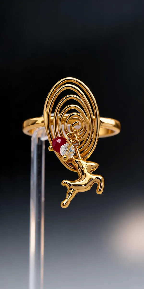 Red_Gold_Anti_Tarnish_Alloy_Spiral_Fairy_Charm_Ring_For_Women