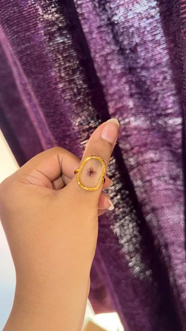 Green_Stainless_Steel_Oval_Floral_Statement_Ring_For_Women