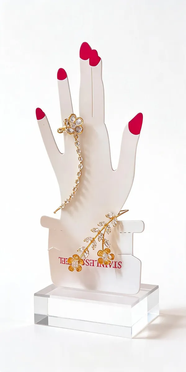 Multicolour_Stainless_Steel_Floral_Hand_Harness_For_Women