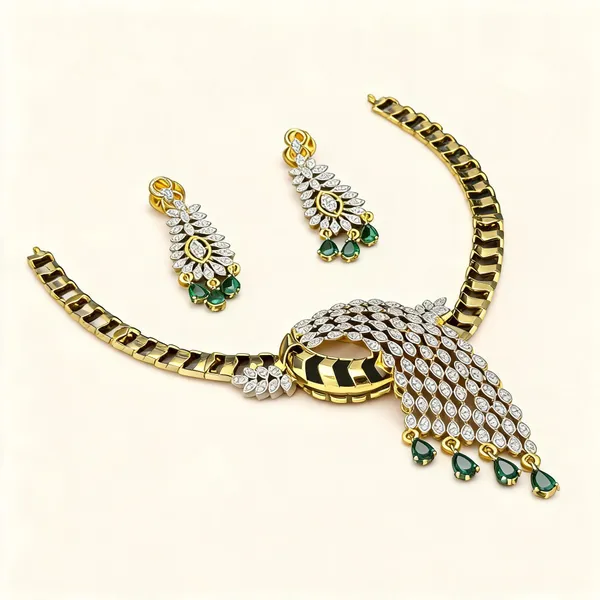 Royal_Green_Ad_Alloy_Stone_Hasli_Necklace_Set_For_Women