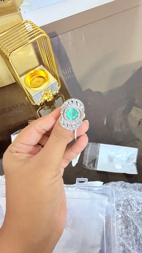 Mint_Green_Alloy_Ad_Oval_Turquoise_Stone_Ring_For_Women