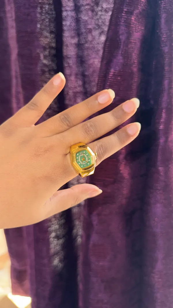 Gold_Green_Stainless_Steel_Stone_Statement_Ring_For_Women