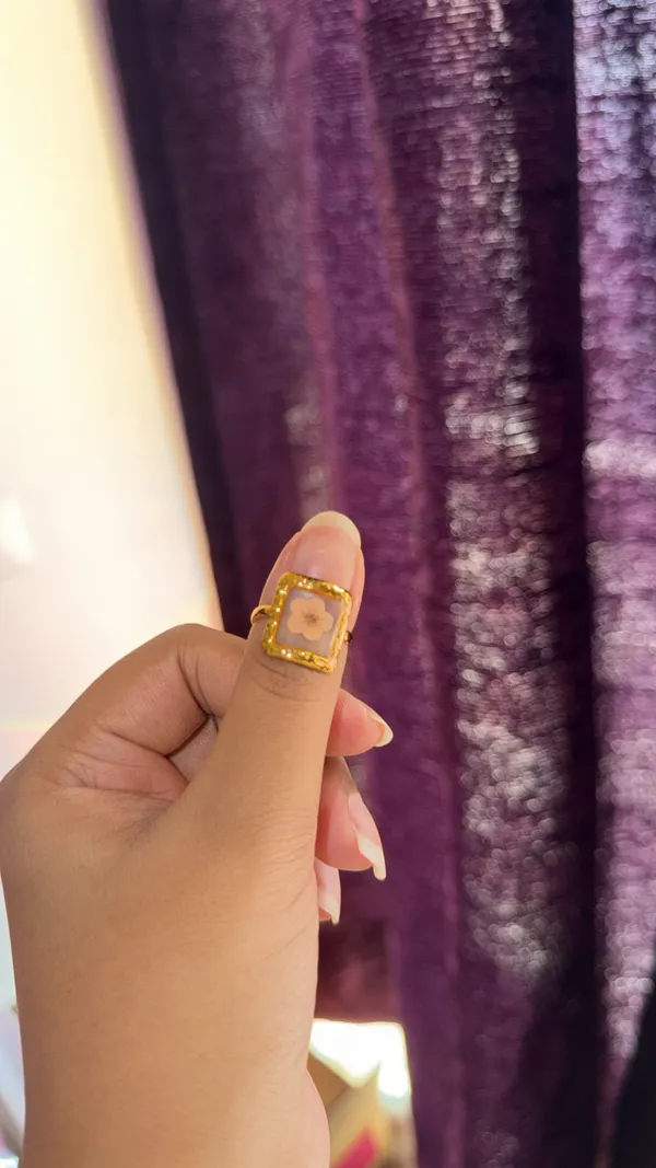 Gold_Stainless_Steel_Square_Floral_Ring_For_Women