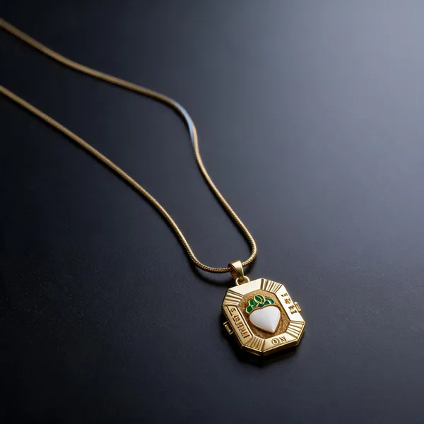 Gold_White_Stainless_Steel_Heart_Pendant_Neck_Chain_For_Women