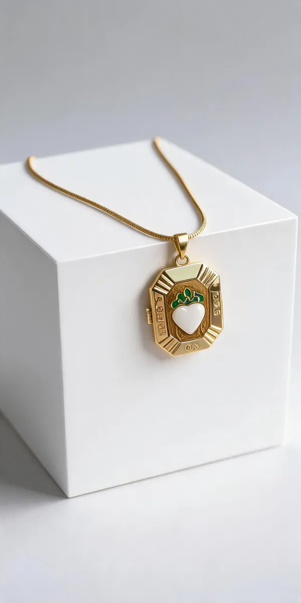 Gold_White_Stainless_Steel_Heart_Pendant_Neck_Chain_For_Women