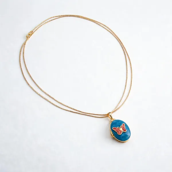 Blue_Stainless_Steel_Butterfly_Pendant_Neck_Chain_For_Women