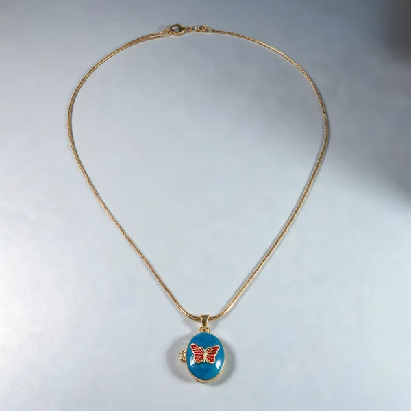 Blue_Stainless_Steel_Butterfly_Pendant_Neck_Chain_For_Women
