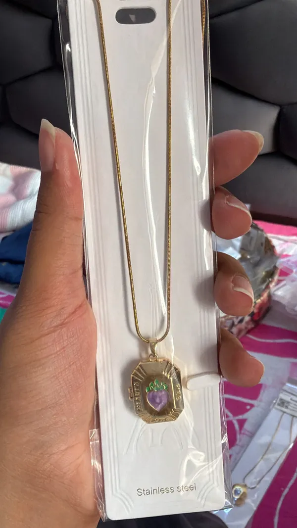 Gold_Purple_Stainless_Steel_Pendant_Neck_Chain_For_Women
