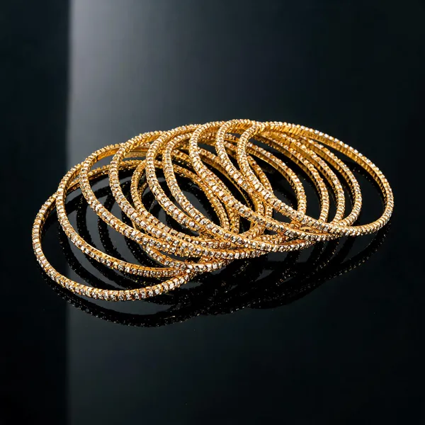 Gold_Alloy_Textured_Bangle_Bracelet_Set_For_Women
