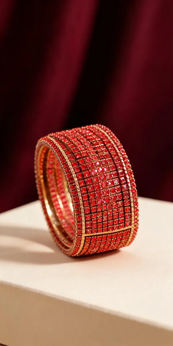 Red_Alloy_Traditional_Bangle_Set_For_Women