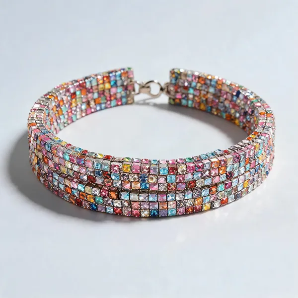 Multicolor_Alloy_Embellished_Stackable_Bracelet_For_Women