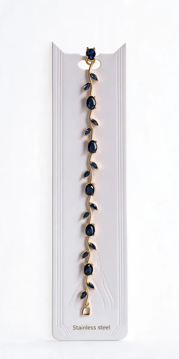Dark_Blue_Stainless_Steel_Stone_Bracelet_For_Women