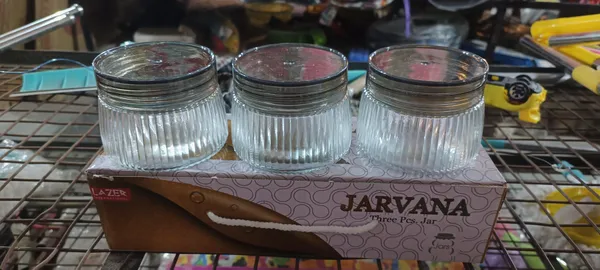 Glass_Ribbed_Pattern_Storage_Jar_Set_Of_3