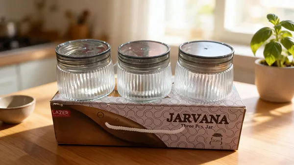 Glass_Ribbed_Pattern_Storage_Jar_Set_Of_3