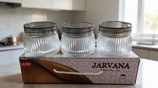 Glass_Ribbed_Pattern_Storage_Jar_Set_Of_3