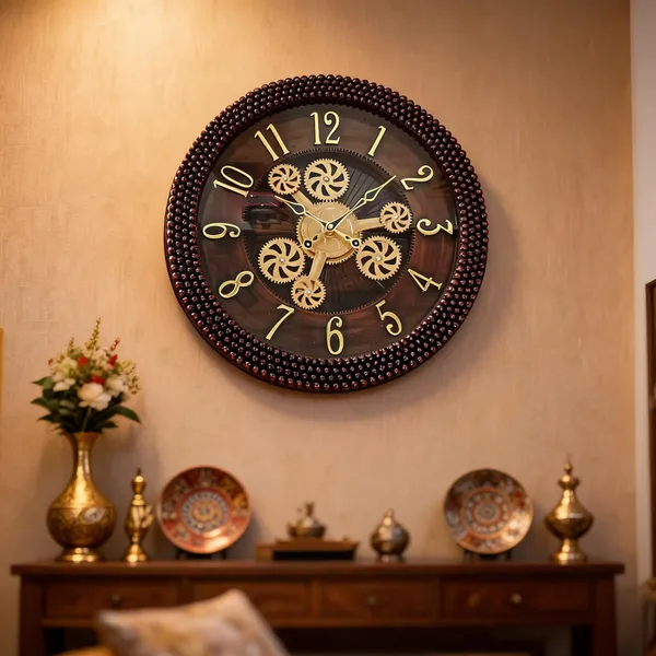 Metal_Vintage_Gear_Design_Round_Wall_Clock