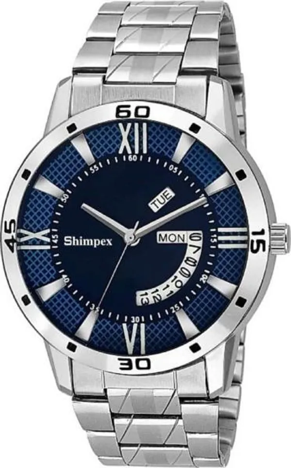Premium_Watches_Blue_Metal_Men_Waterproof_With_A_One_Year_Warranty_Day_And_Date_Analog