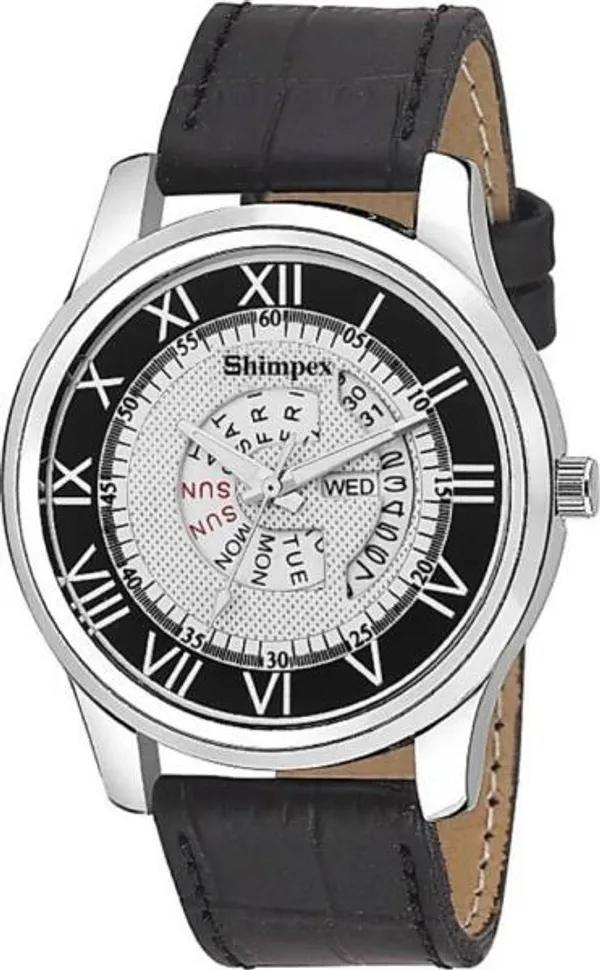 Premium_Watches_White_Genuine_Leather_Men_Waterproof_With_A_One_Year_Warranty_Day_And_Date_Analog